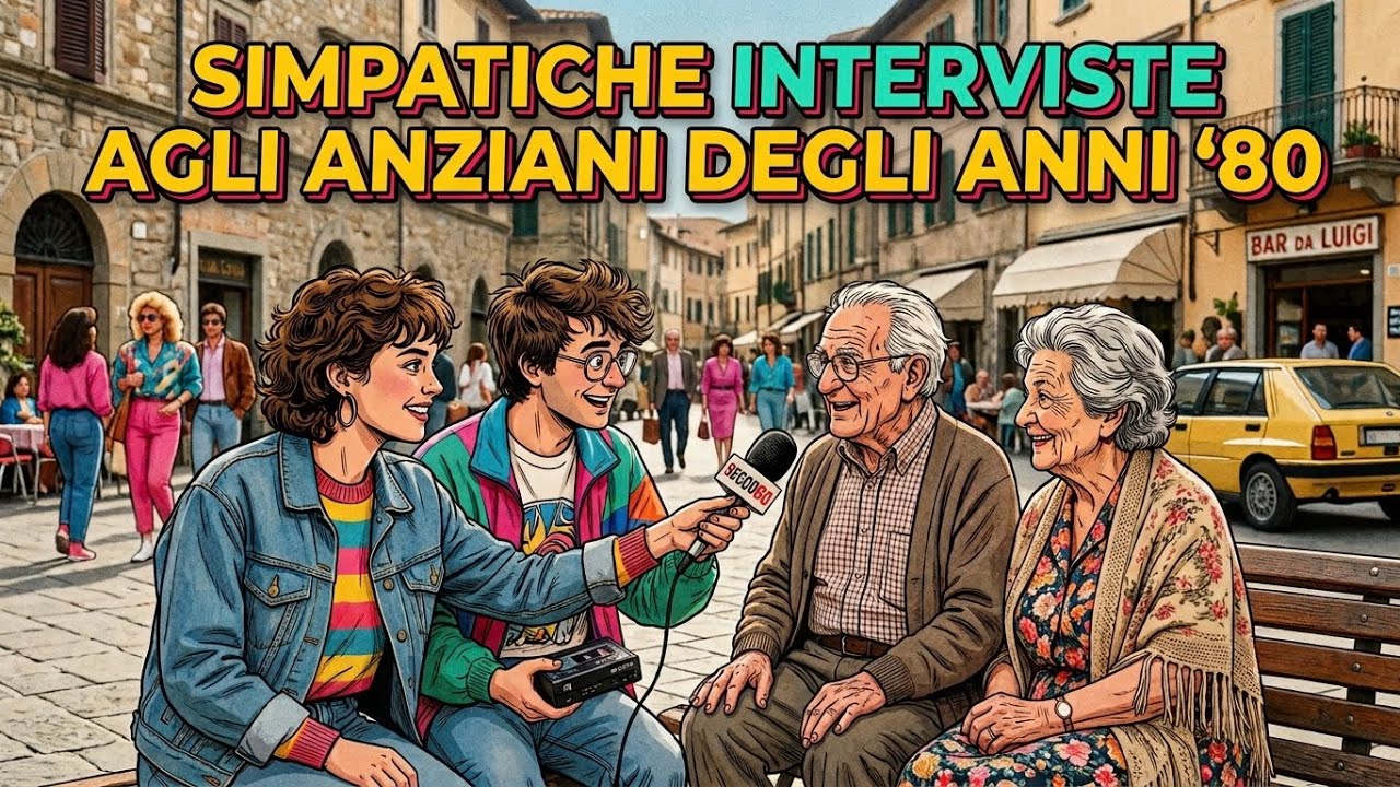 Simpatiche interviste degli anni 80 fatte agli anziani e il loro pensiero sui giovani