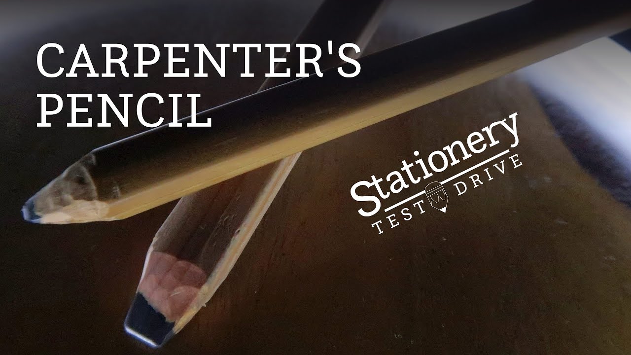 Koh-I-Noor & General’s Sketching Carpenter’s Pencil Test - Stationery Test Drive