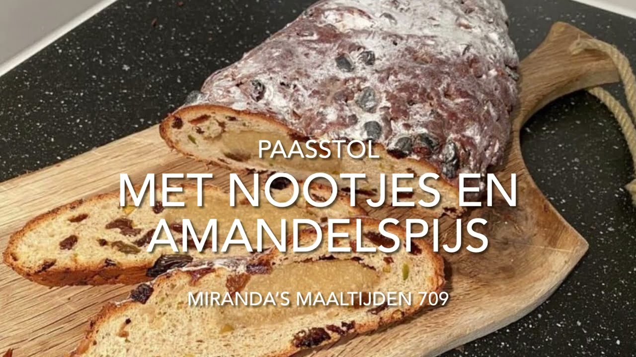 Paasstol met nootjes en amandelspijs ( MM 709)