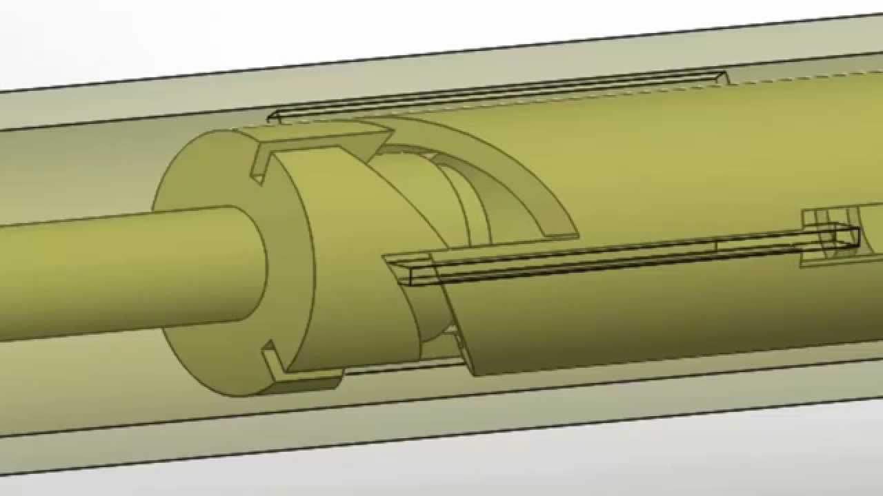 Retractable pen mechanism