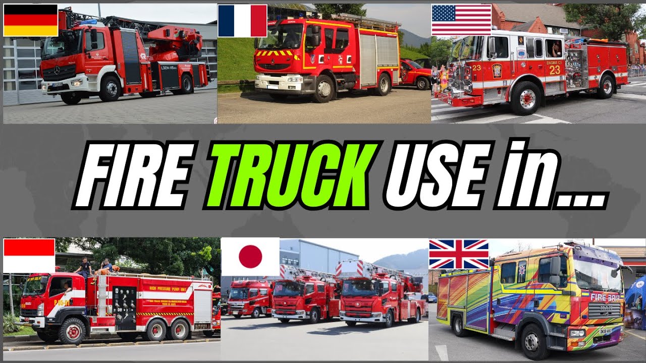 Fire Trucks From Different Countries You’ve Never Seen!