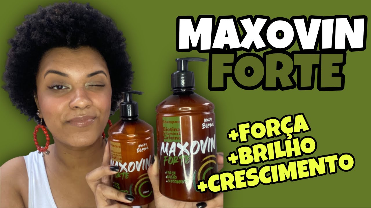 TESTANDO LINHA MAXOVIN FORTE | RESENHAS DA VIDA REAL | *cabelo crespo #Cabel&atilde;oDescomplicado