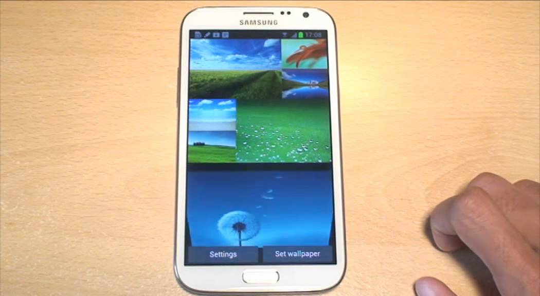Samsung Galaxy Note 2 Live Wallpaper / Wallpapers GT-N7100