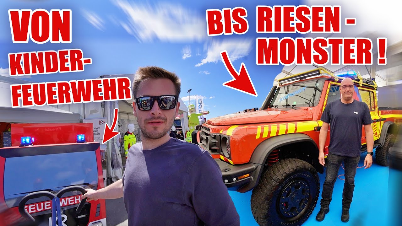MEGA 🤩 Von Mini FEUERWEHR bis zum MONSTER 😱- XXL MESSE für Blaulicht- Verrückte - Rettmobil 2025 #1
