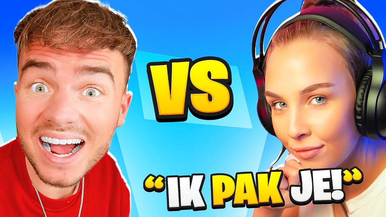 IK 1V1DE 4 JAAR LATER HETZELFDE MEISJE!😱
