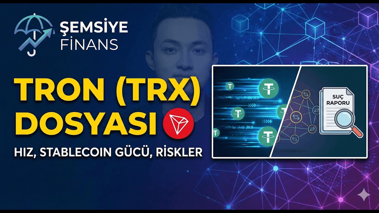 TRON (TRX) Dosyası: USDT G&uuml;c&uuml;, Hız ve 2026 Risk Raporu
