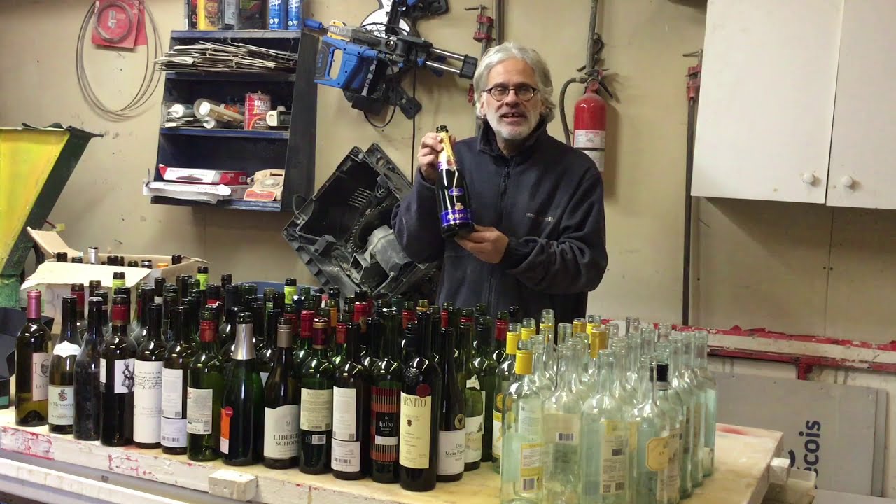 Nettoyage des bouteilles: Recyclage du verre partie 1