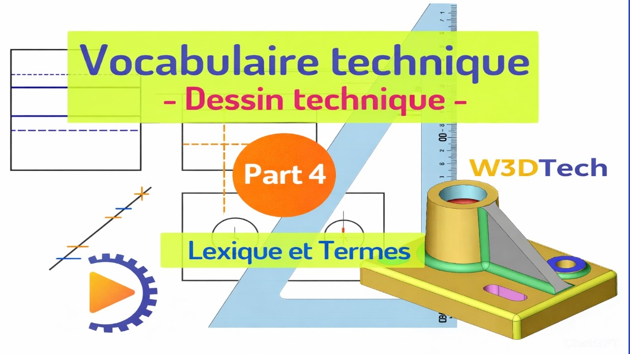 Dessin Technique - Partie 4 -Vocabulaire technique