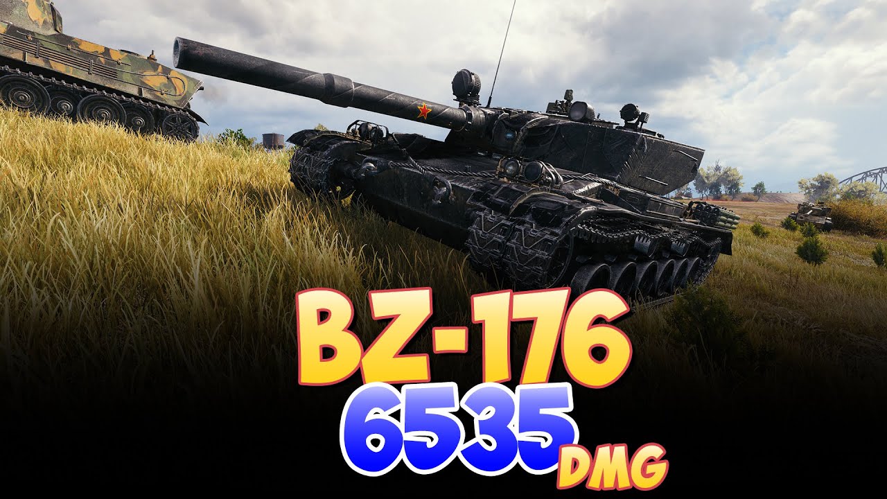 BZ-176 - 4 Фрагов 6.5K Урона • Мир Танков