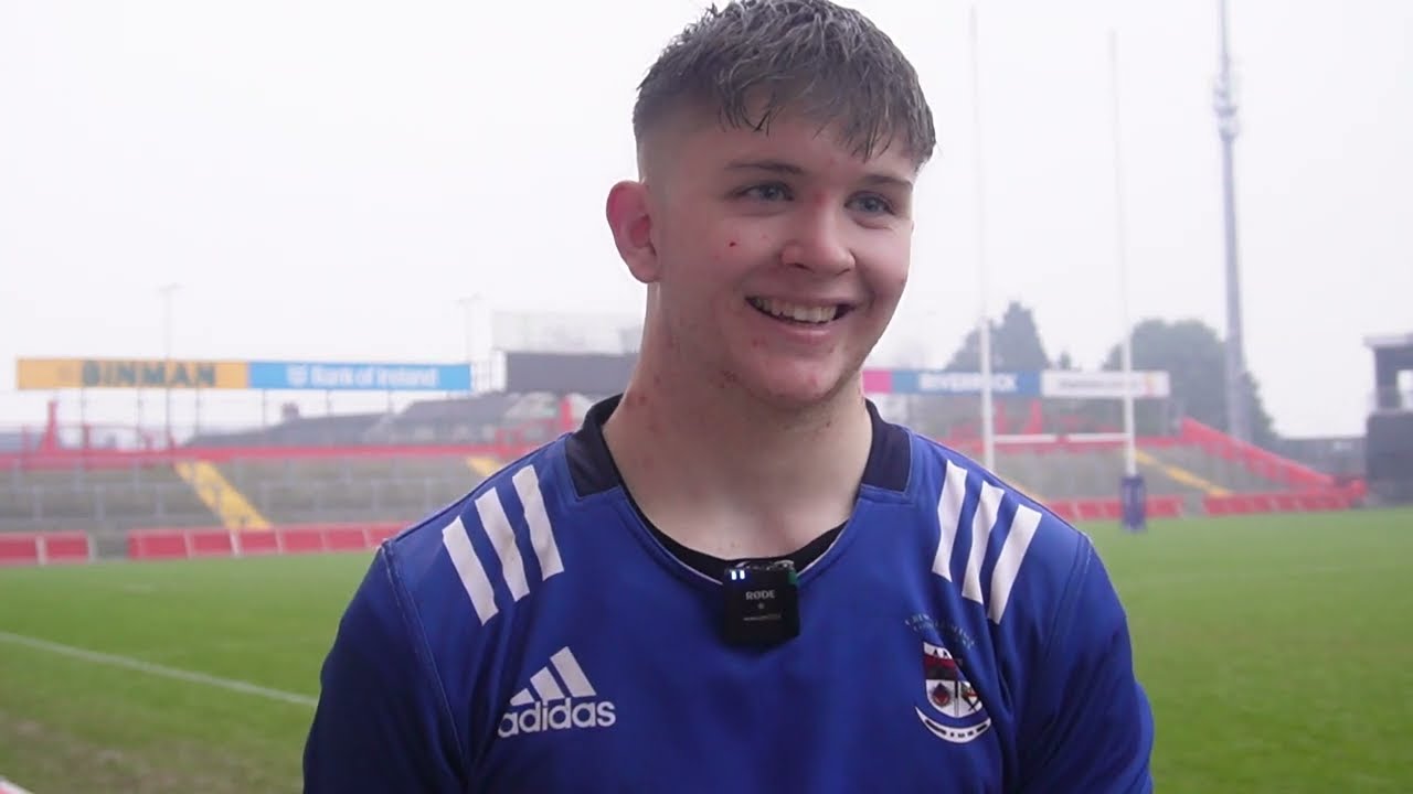 Captain Of Crescent College Cillian Kelly Chats After Scoring Incredible Try In Munster Schools Cup