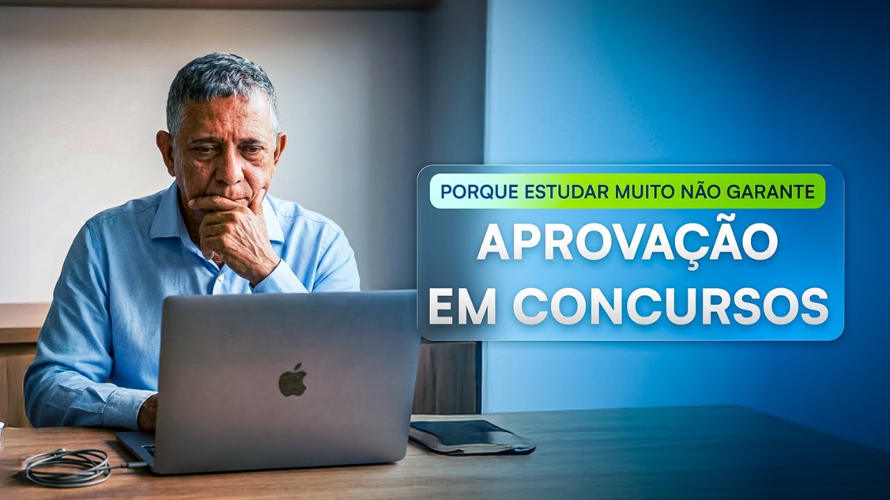 A MAIORIA DOS CONCURSEIROS ESTUDA MUITO E CONTINUA REPROVANDO - PROF. GERALDO SILVA