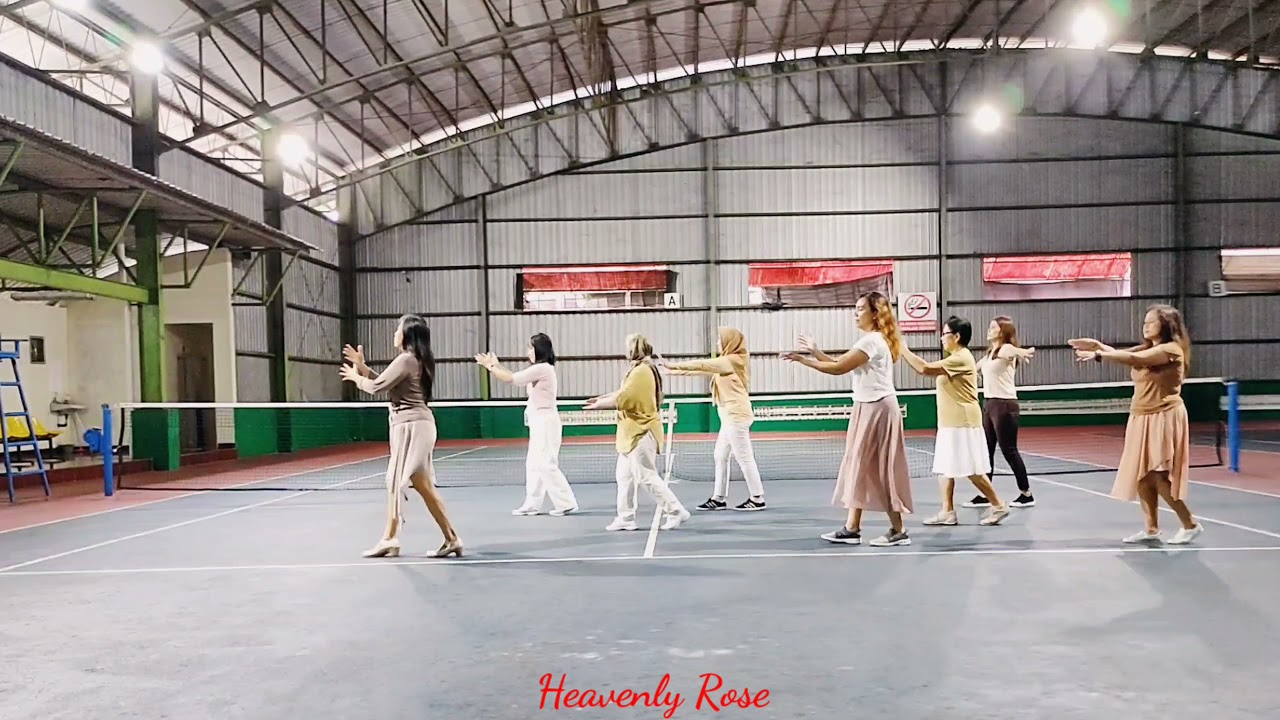 Heavenly Rose Line Dance (Pat Newell) Danced by VIP Hotclass