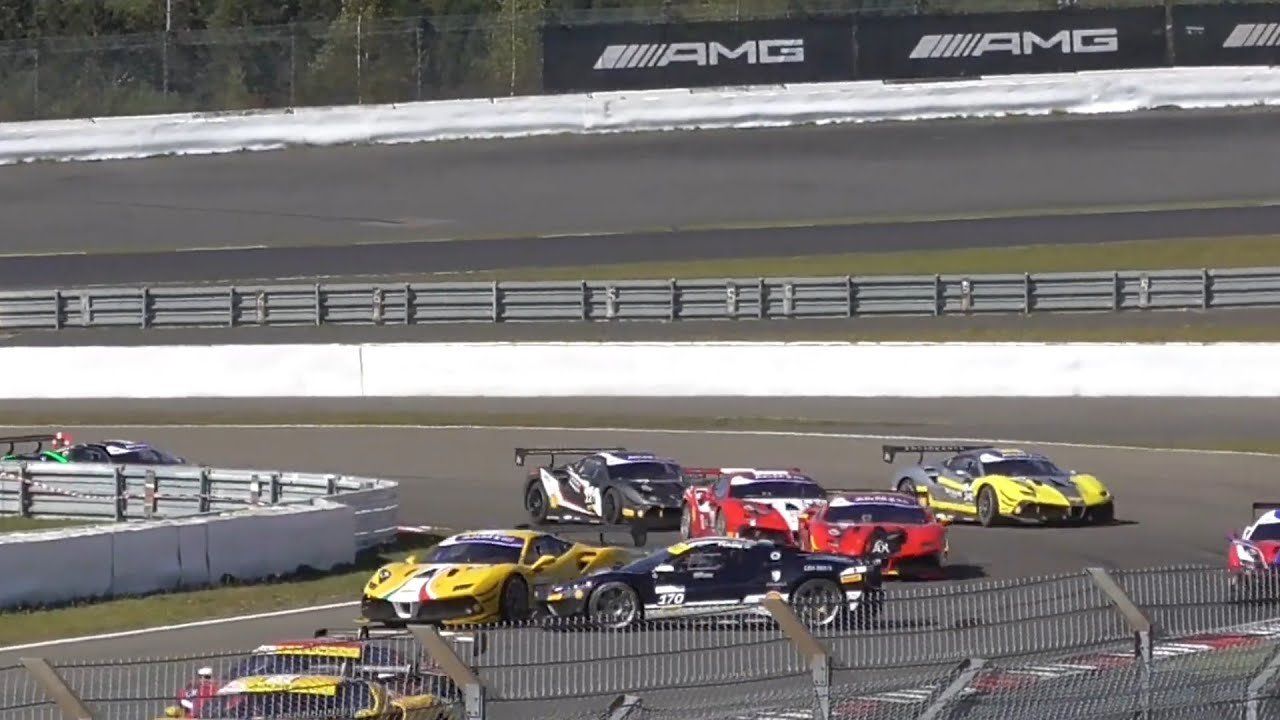 Ferrari Challenge Europe Nürburgring 2024 Crashes, Spins & Action