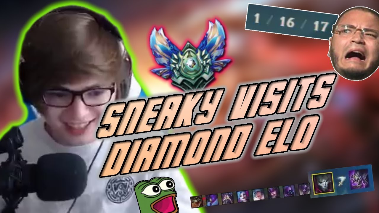 Sneaky Visits Diamond ELO (Climbing on Smurf)