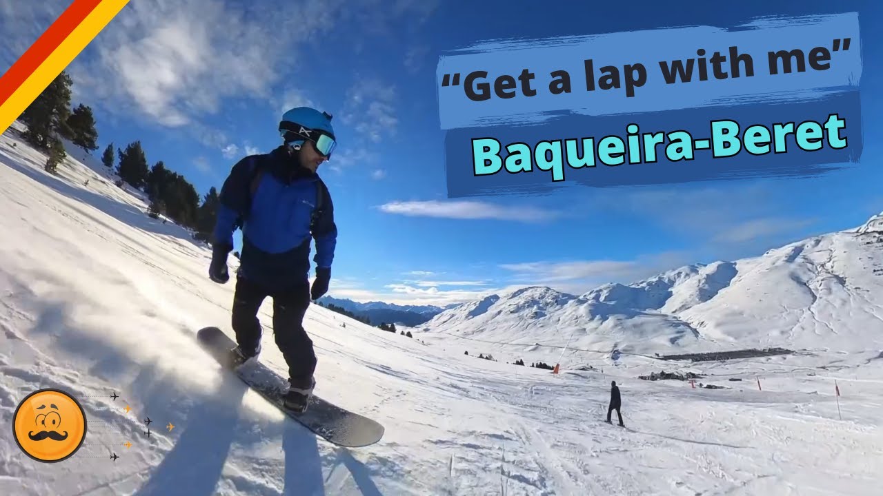 SNOWBOARD: Uma volta comigo em BAQUEIRA-BERET, Espanha.