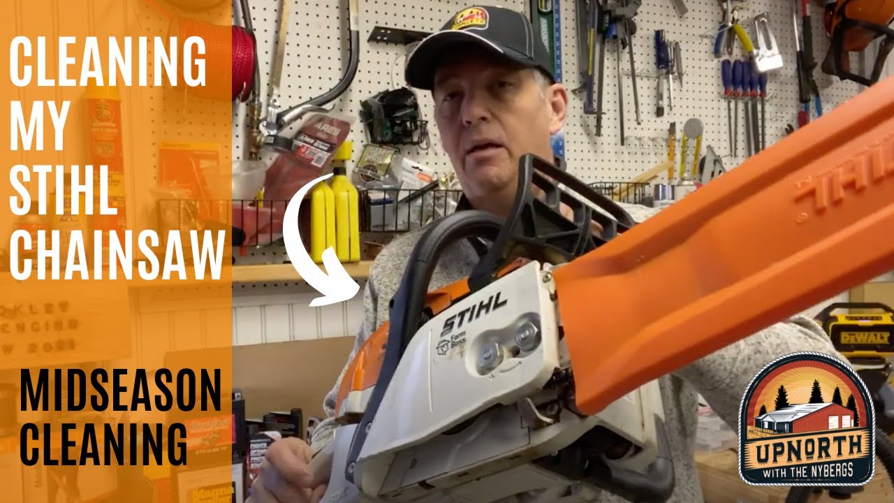 Midseason Stihl Chainsaw Maintenance - How I Clean My Stihl Chainsaw