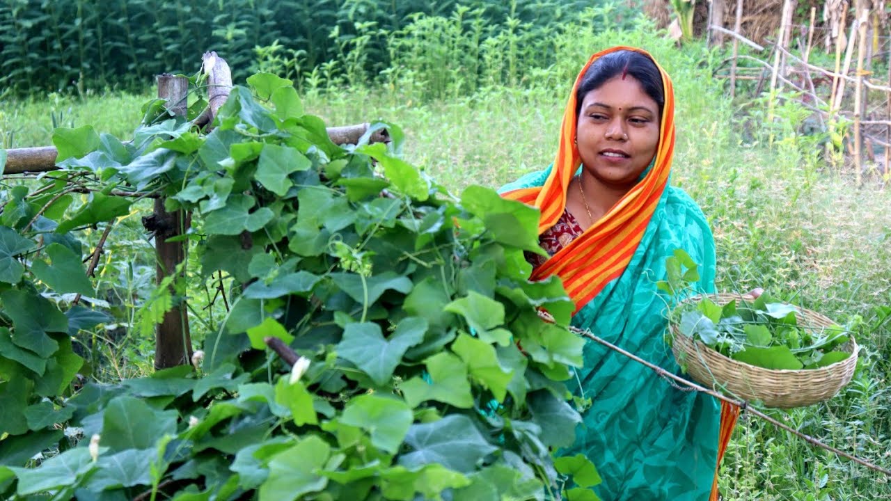 বাগানের টাটকা তেলাকুচা শাকের এই রান্নাটি আপনার মুখের স্বাদ বদলে দেবে ll Telakucha Shak Recipe
