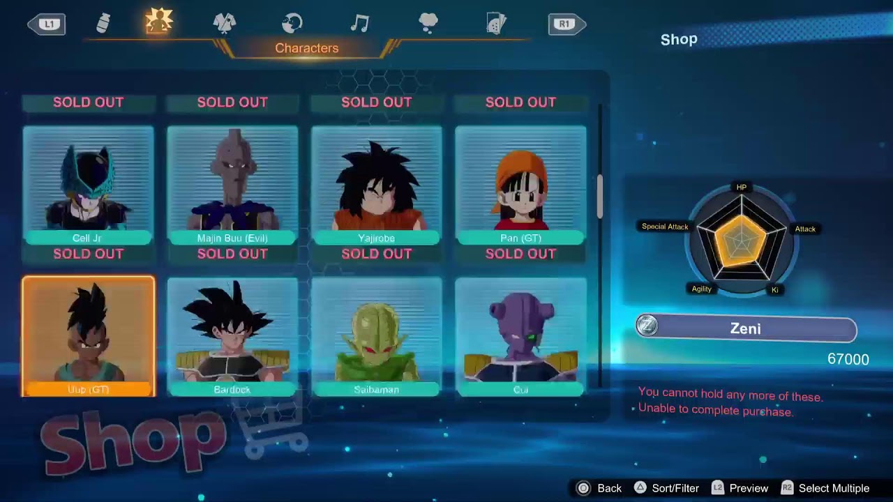 Dragon Ball Z Sparkling Zero (Road to 500 subs: 289 to go)