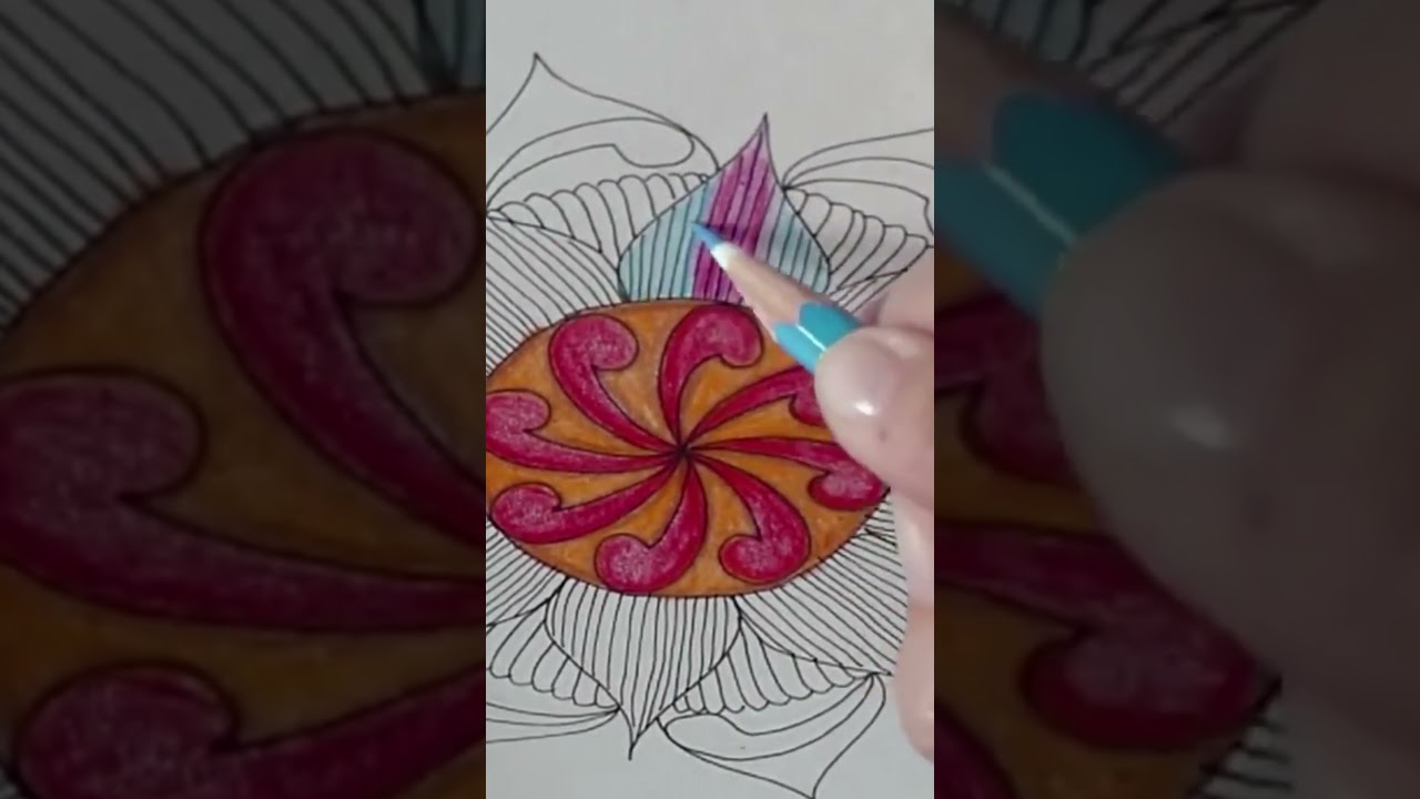 How to Color a Mandala | Mandala Coloring Tutorial