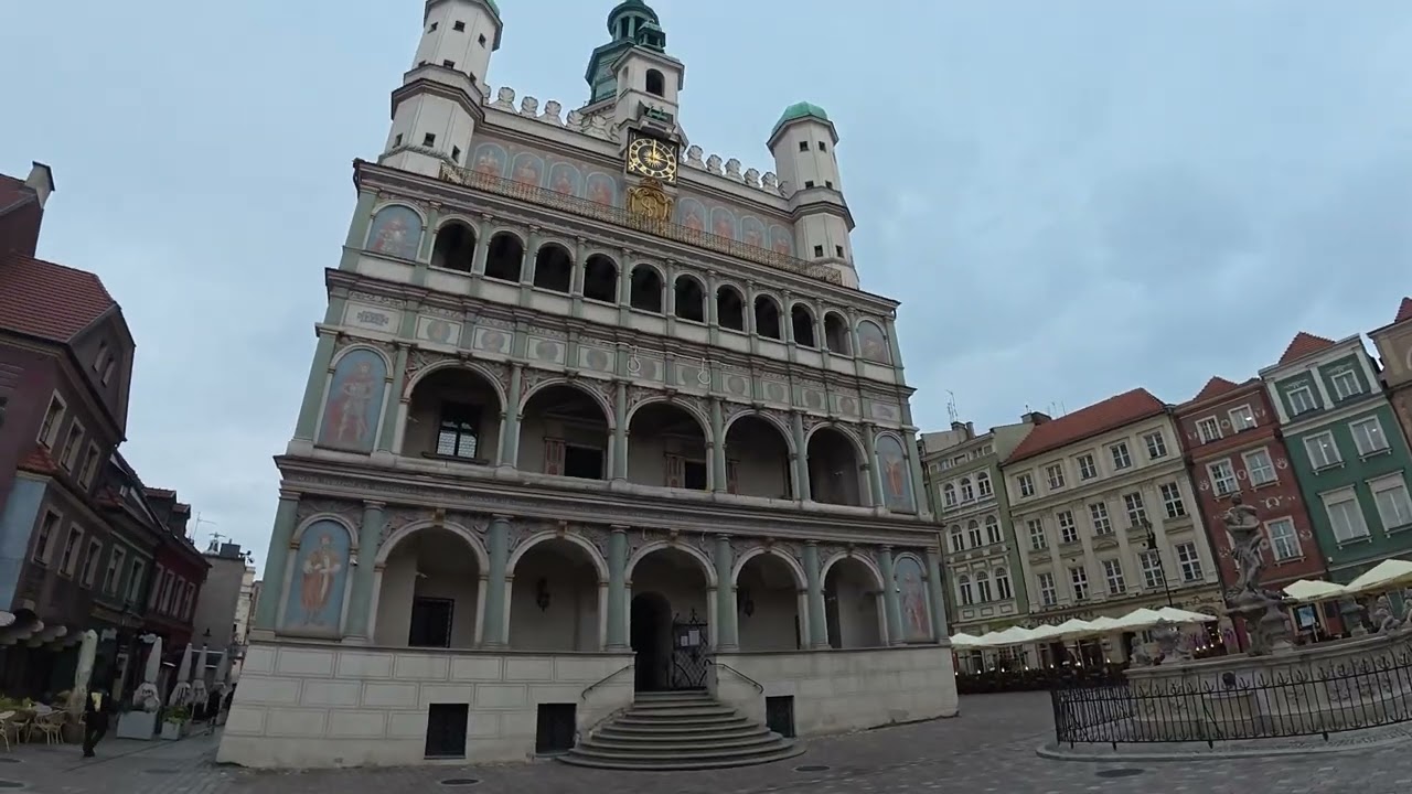 Poznan, Poland, and it's beautiful old town.
