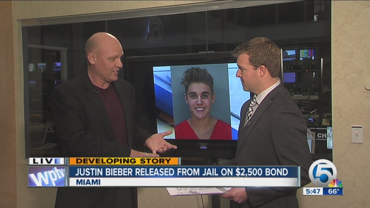 Justin Bieber released from jail on $2,500 bond