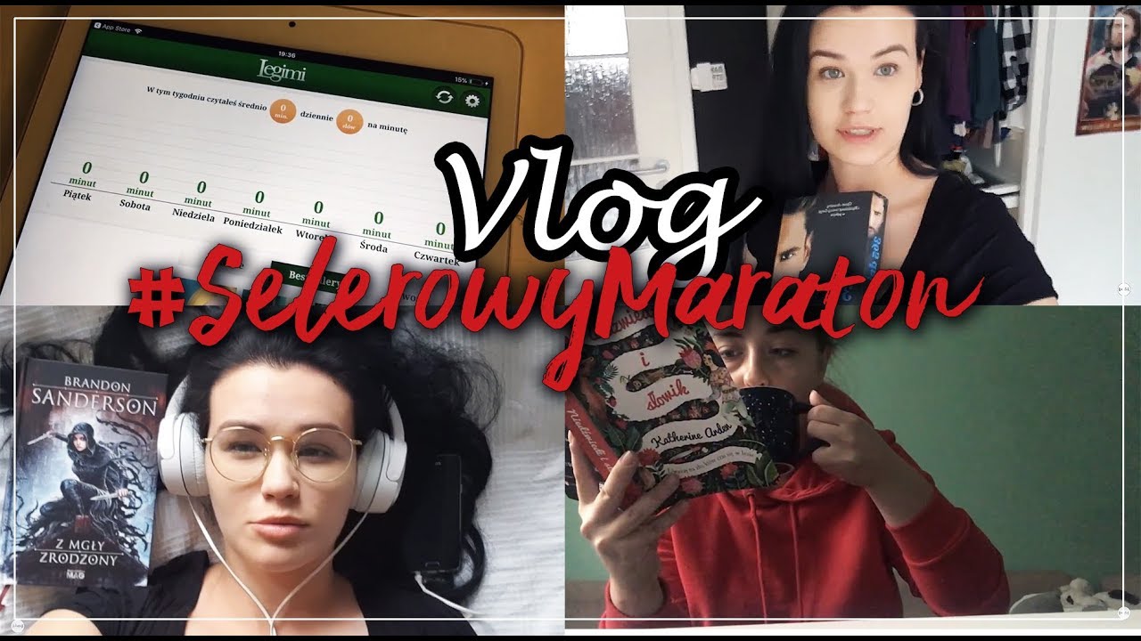 VLOG — Selerowy maraton vol.2! — 📚 Zaspane selery i test audiobooków 🎧