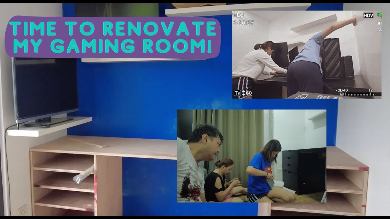 RENOVATING MY GAMING ROOM | DOC Z