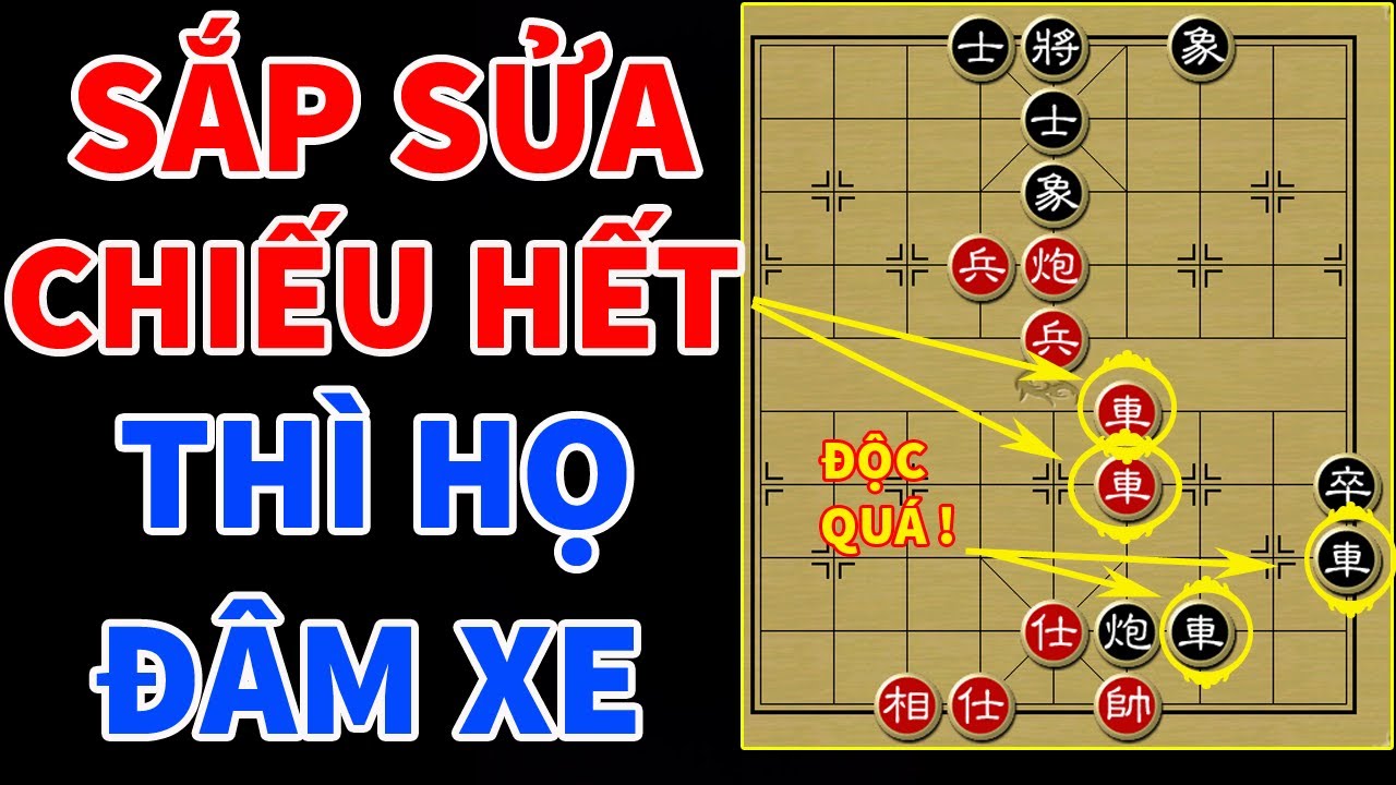 Sắp Sửa Chiếu Hết Cờ Thì Bị Họ Đâm Xe Vô Họng - Ván Cờ Tướng Hay Sát Cục Kinh Dị