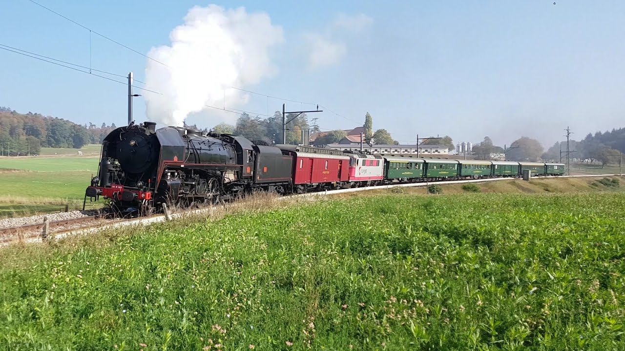 Locomotive à vapeur/Dampflok 141 R 568 (20.10.2018)