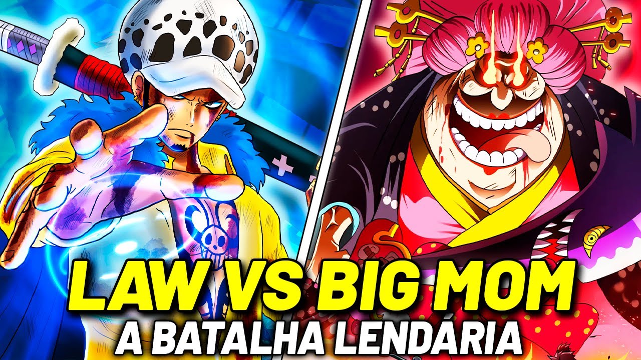 LAW E KID VS BIG MOM: A BATALHA LENDÁRIA - BATALHA COMPLETA | ONE PIECE