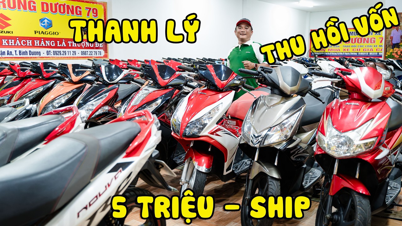 XẢ LÔ XE CŨ THU HỒI VỐN AB VISION JUPITER EXCIER WINNER XE ĐI LÀM SỐC 5 TRIỆU SHIP