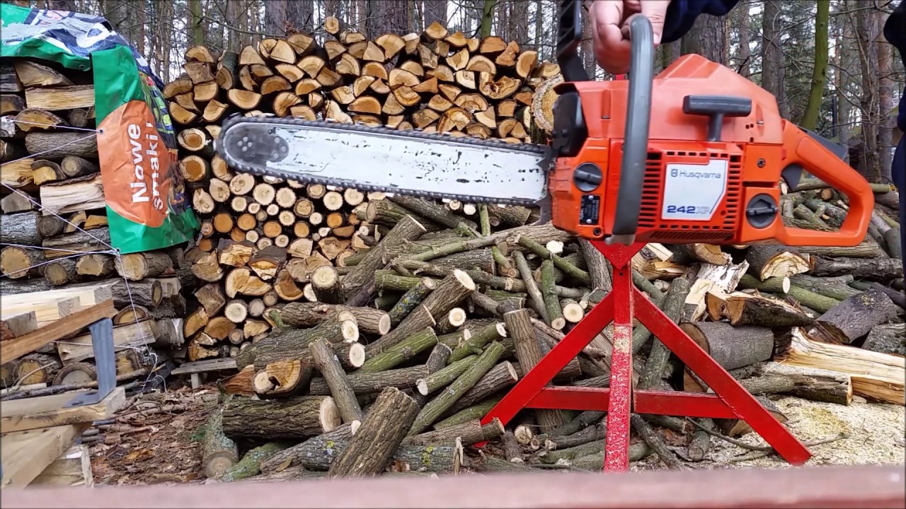Husqvarna 242 XP chainsaw after a few modifications. husqvarna254xpg@gmail.com