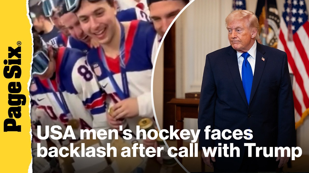 USA men's hockey team faces backlash after their phone call with Donald Trump