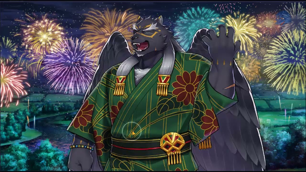 Праздничный снимок с Тескатлипокой — Tokyo Afterschool Summoners