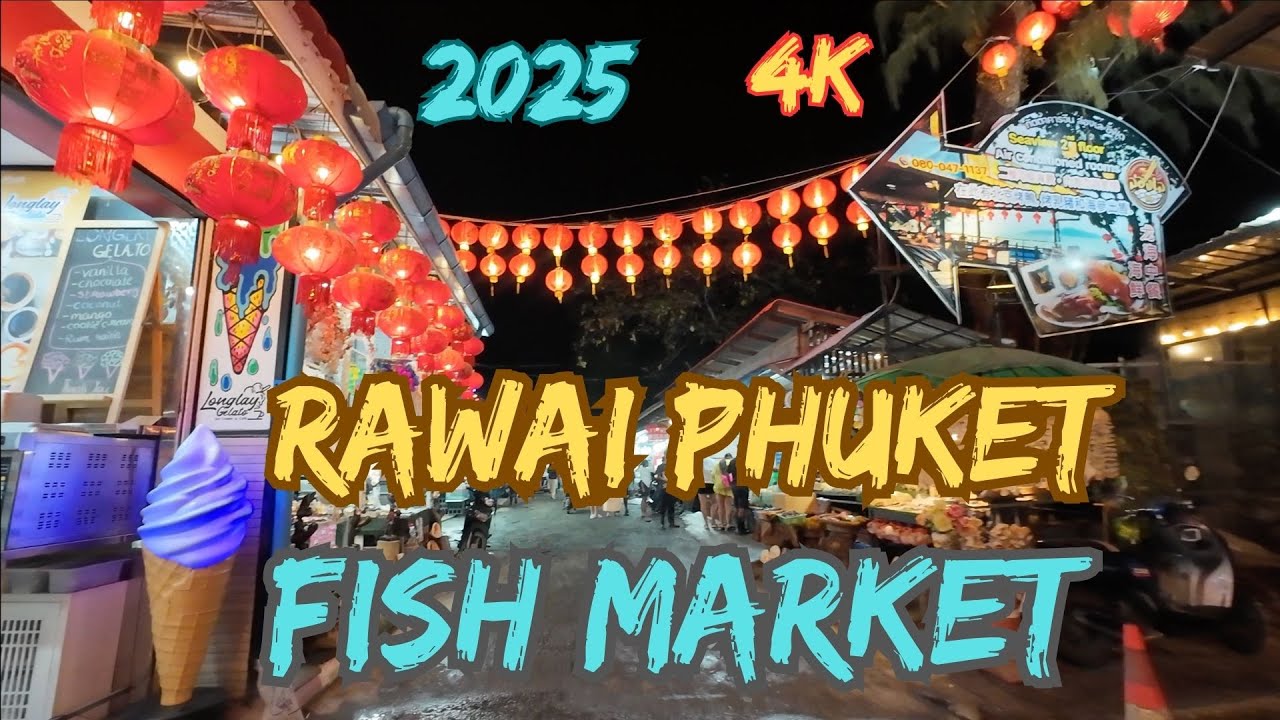 Rawai Phuket Fish Market Walk | Fresh Seafood & Local Vibes | POV Vision Thailand