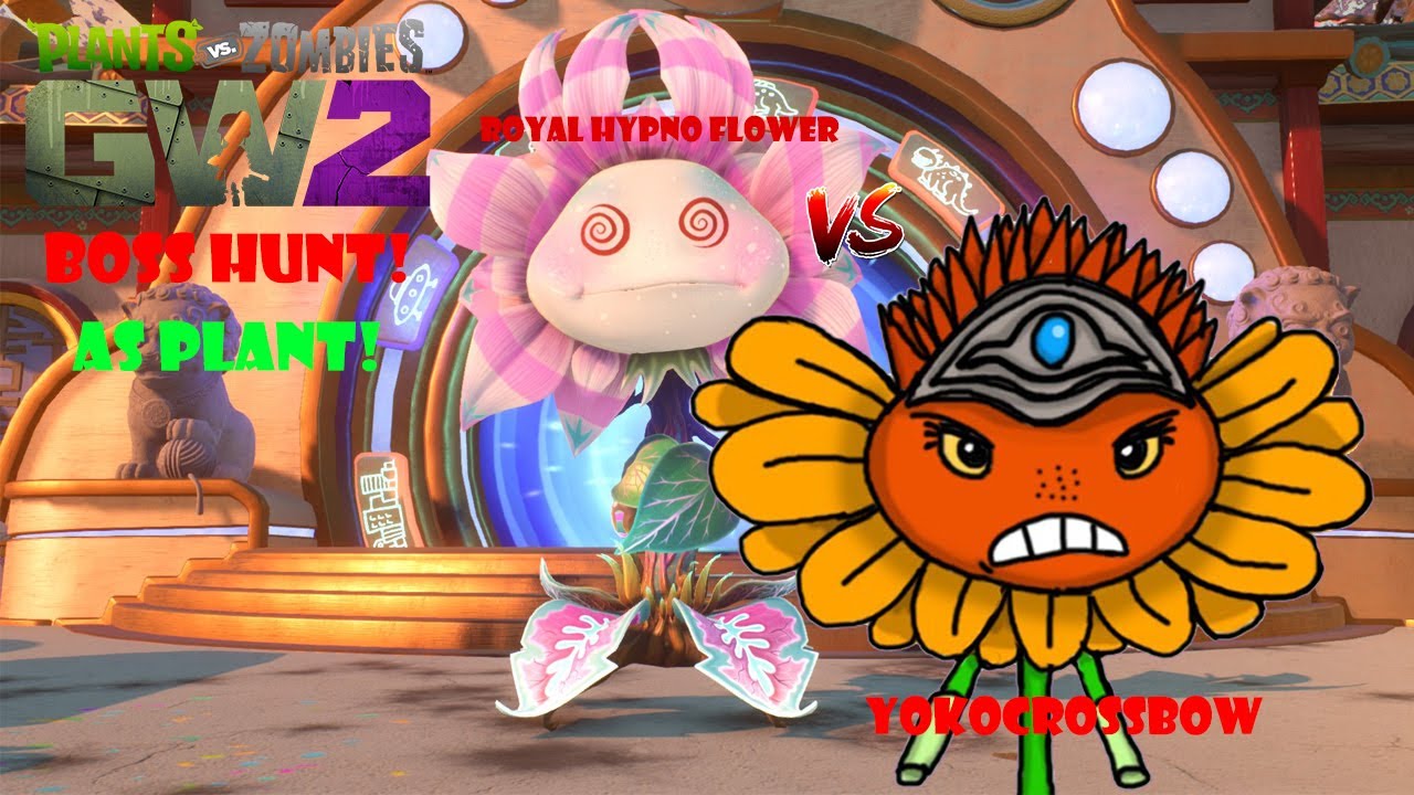 Royal Hypno Flower Boss Hunt as Plant