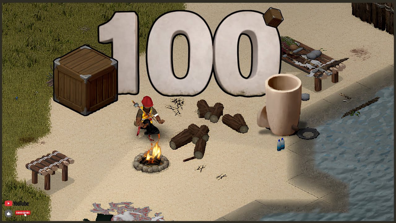 ไม่เข้าเมือง !!! เอาชีวิตรอดในป่าใหญ่100 วัน ใน project zomboid  build42   EP.1
