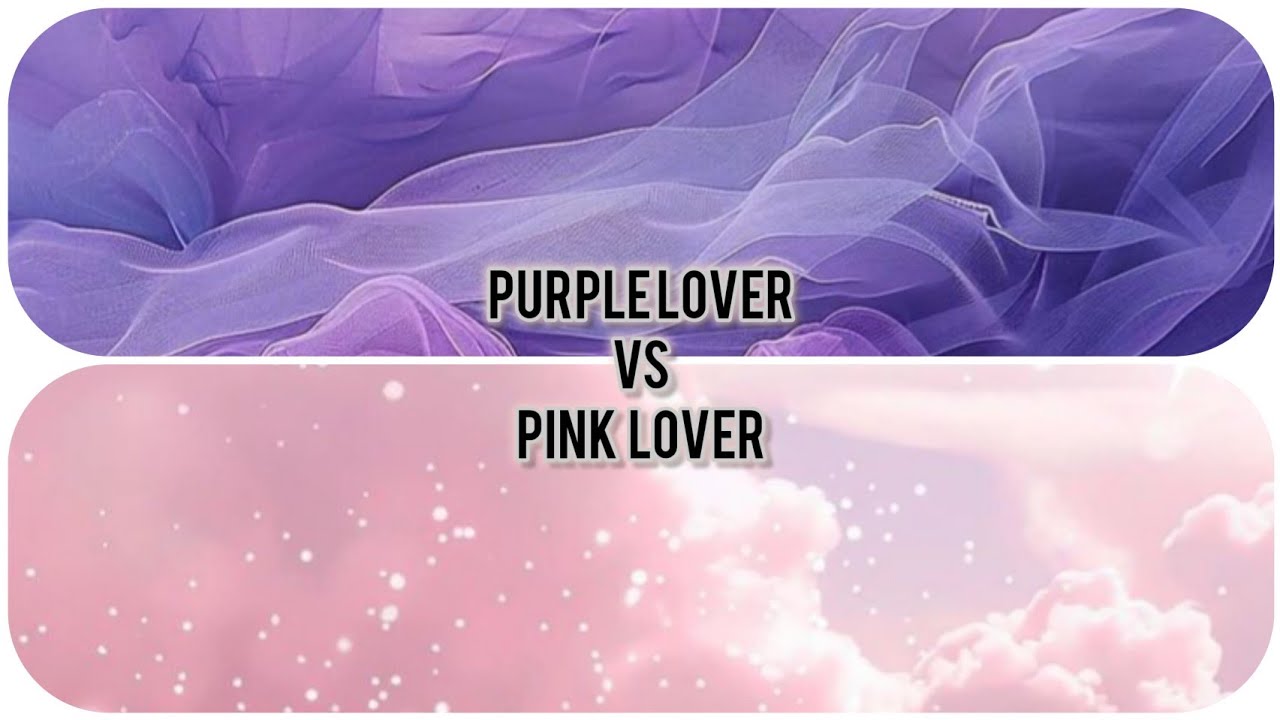 Purple lovers 💜 vs Pink lovers💕 Choose your favorite🎁#trending #viral#cute 👄👗👀💅👠etc..