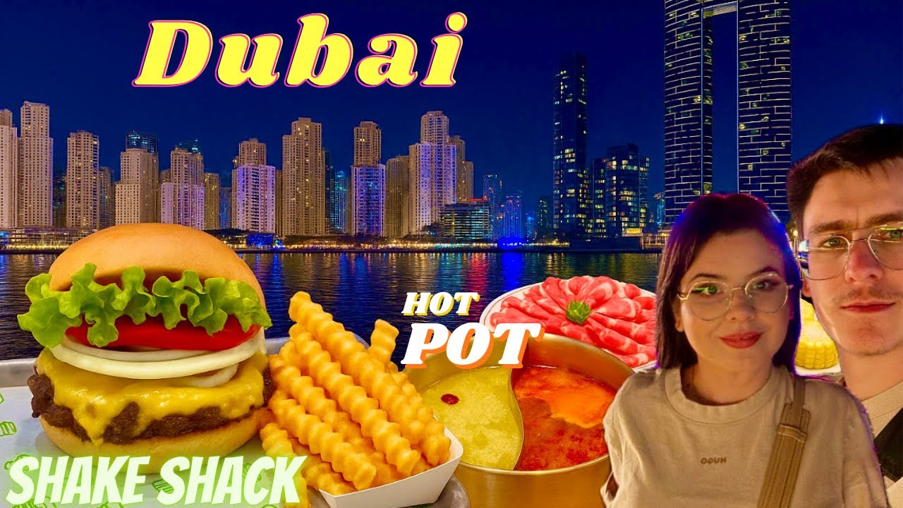 Testăm SHAKE SHACK și HOT POT + cel mai mare SHOW DE DRONE din lume – totul în JBR, Dubai!