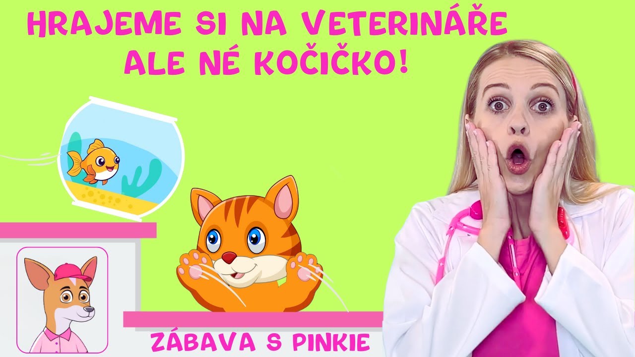 Staráme se o Zvířátka - Hrajeme si na Veterináře - První Slova - Doktorka Pinkie