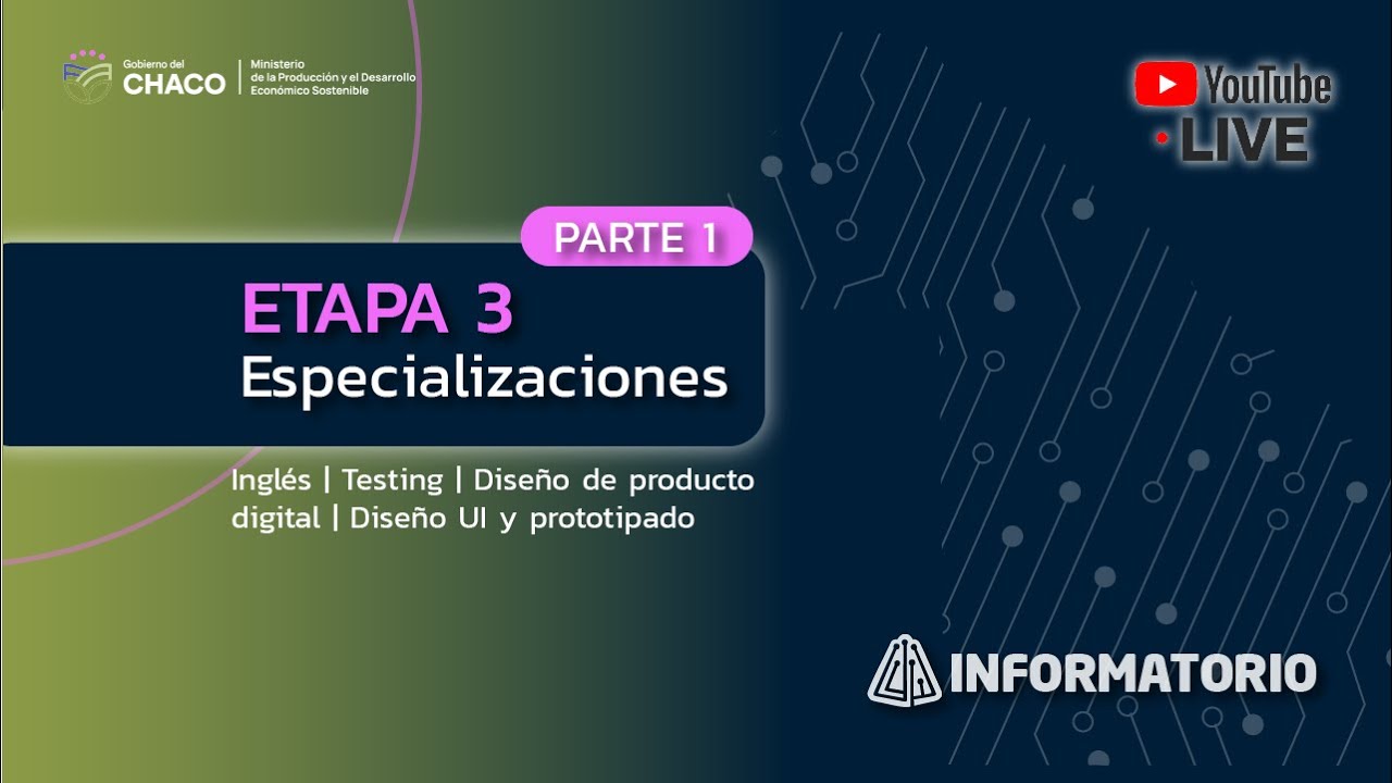¡ESPECIALIZACIONES DE LA ETAPA 3 ! 🚀 [Parte #1]