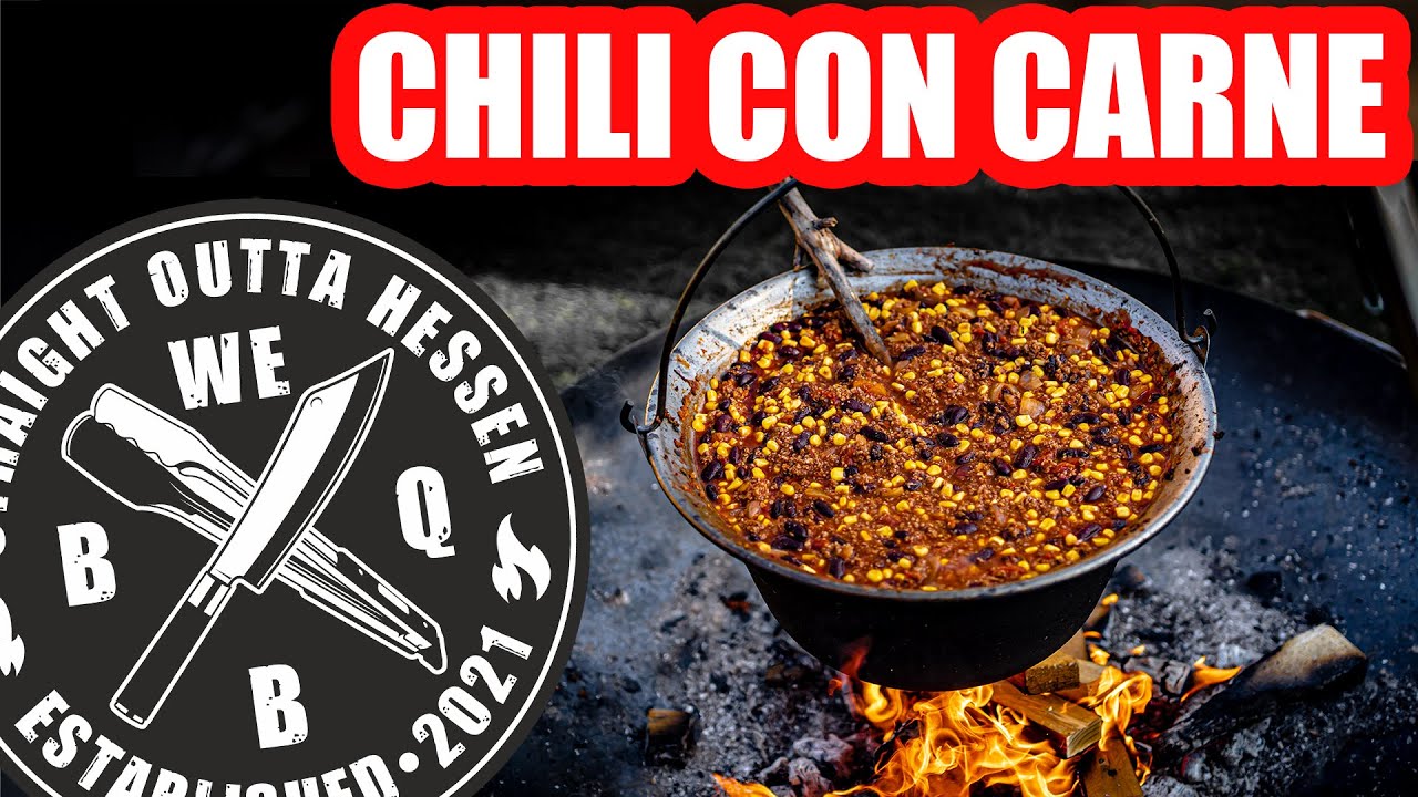 CHILI CON CARNE über offenem Feuer selbst machen