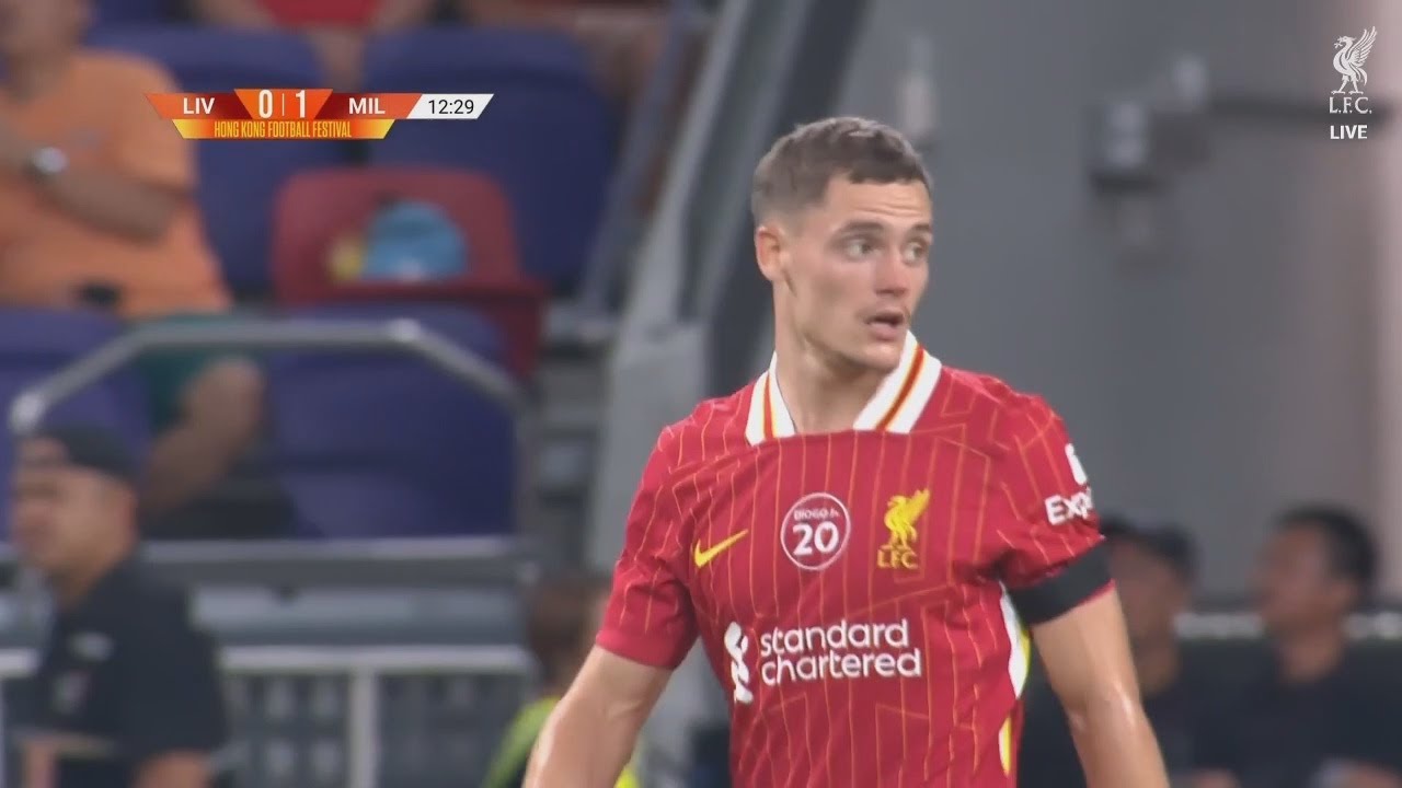 Florian Wirtz Liverpool DEBUT vs AC Milan | 25/26