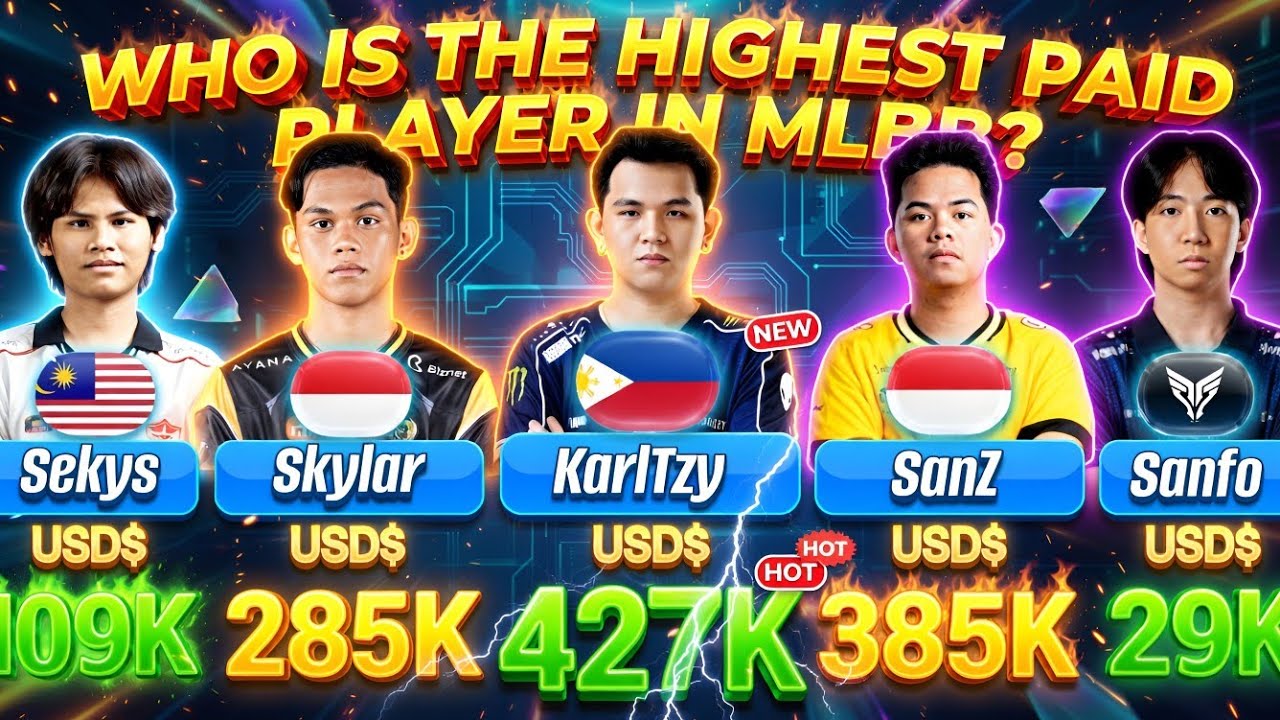 MLBB Pro Players Salary Ranking (Lowest to Highest) #mobilelegends #salary #mlbb2026 #mlbbranked 