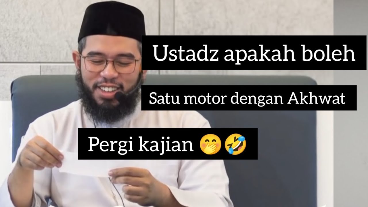 Hukum bonceng Akhwat pergi kajian - ustadz Muhammad Nuzul Dzikri Hafizahullah