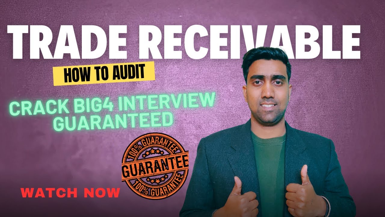 How to Audit of Trade Receivable/Account Receivable/Debtors/big4 interview questions #statutoryaudit