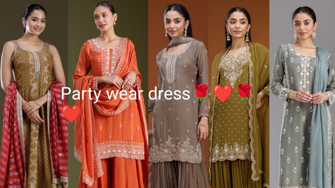 Beautiful party wear dress ❤️🌹🌹❤️🌹🌹new design 🌹#trending #fashion 