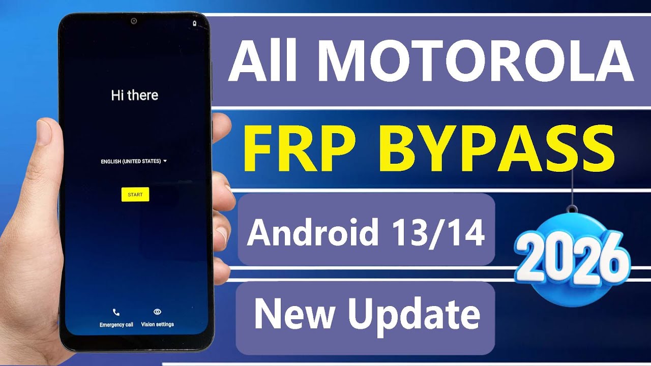 2026 NEW: Motorola FRP Bypass Android 13/14 Without Pc [No Talkback/ No Maps] 100% Worked