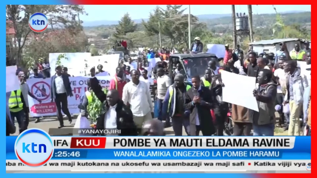 Wakazi wa Eldama Ravine waandamana wakilalamikia ongezeko la pombe haramu
