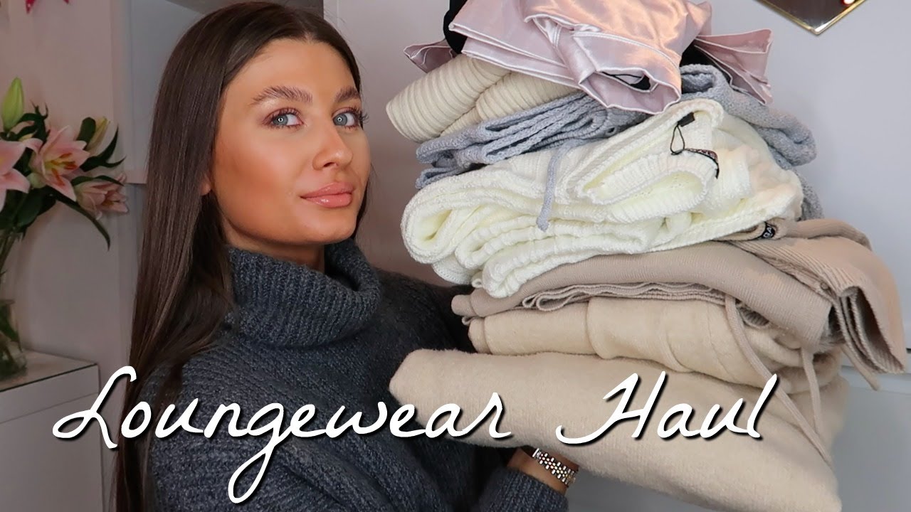 Huge Winter Loungewear Haul | Lounge, Nasty Gal, Zara & More | Try On | AMY-BETH